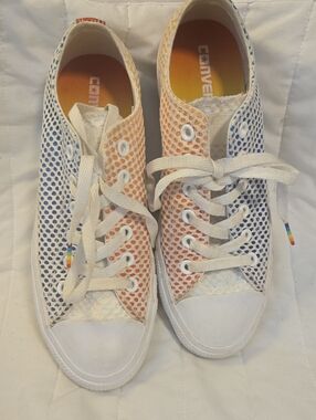 Converse Low Top Pride Mesh Sneakers MENS 6.5 WOMENS 8.5